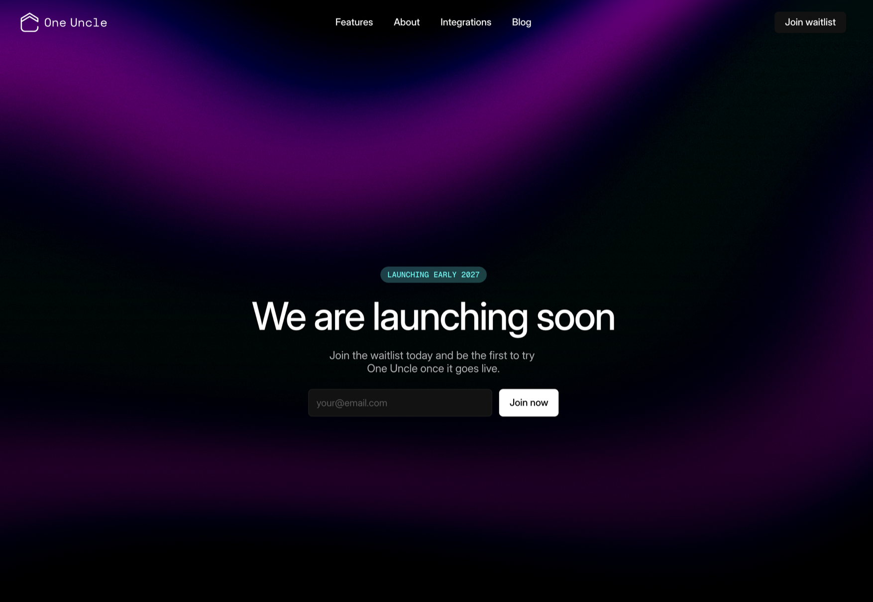 Join the One Uncle waitlist